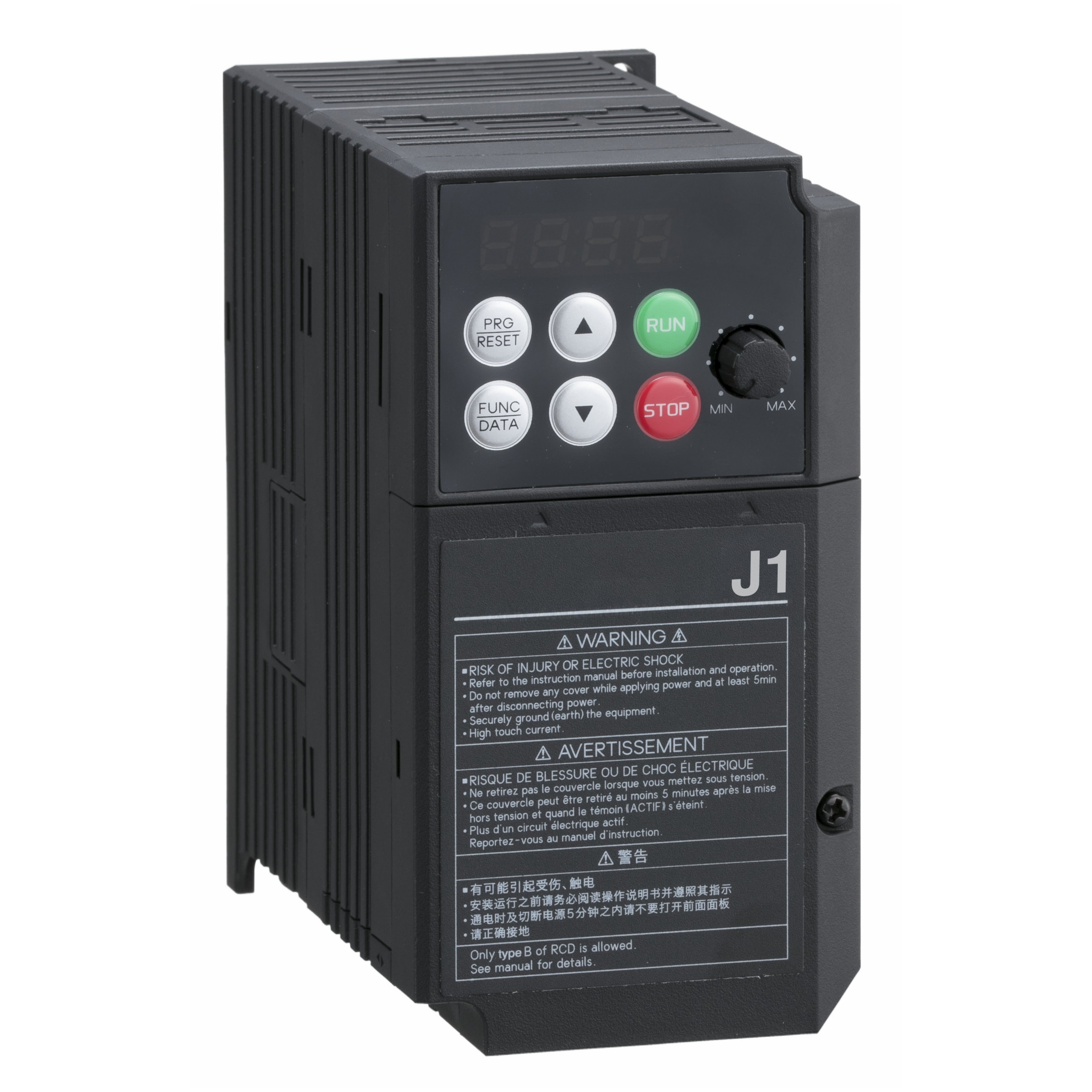 OMRON - OMRJ1AB007E Inverter J1, 200V, 1-ph, 0,75kW, 4,2A