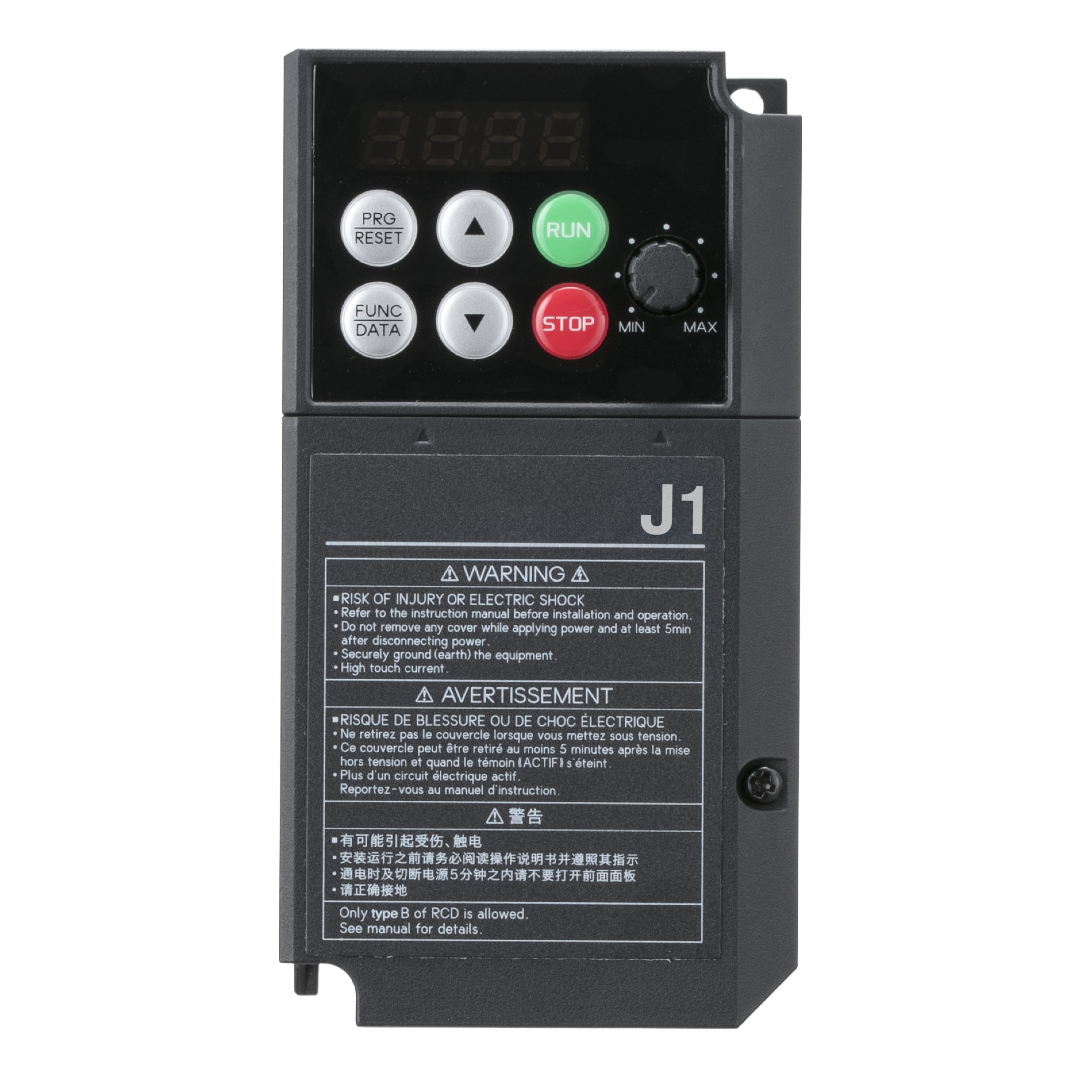 OMRON - OMRJ1AB004E Inverter J1, 200V, 1-ph, 0,4kW, 3,5A