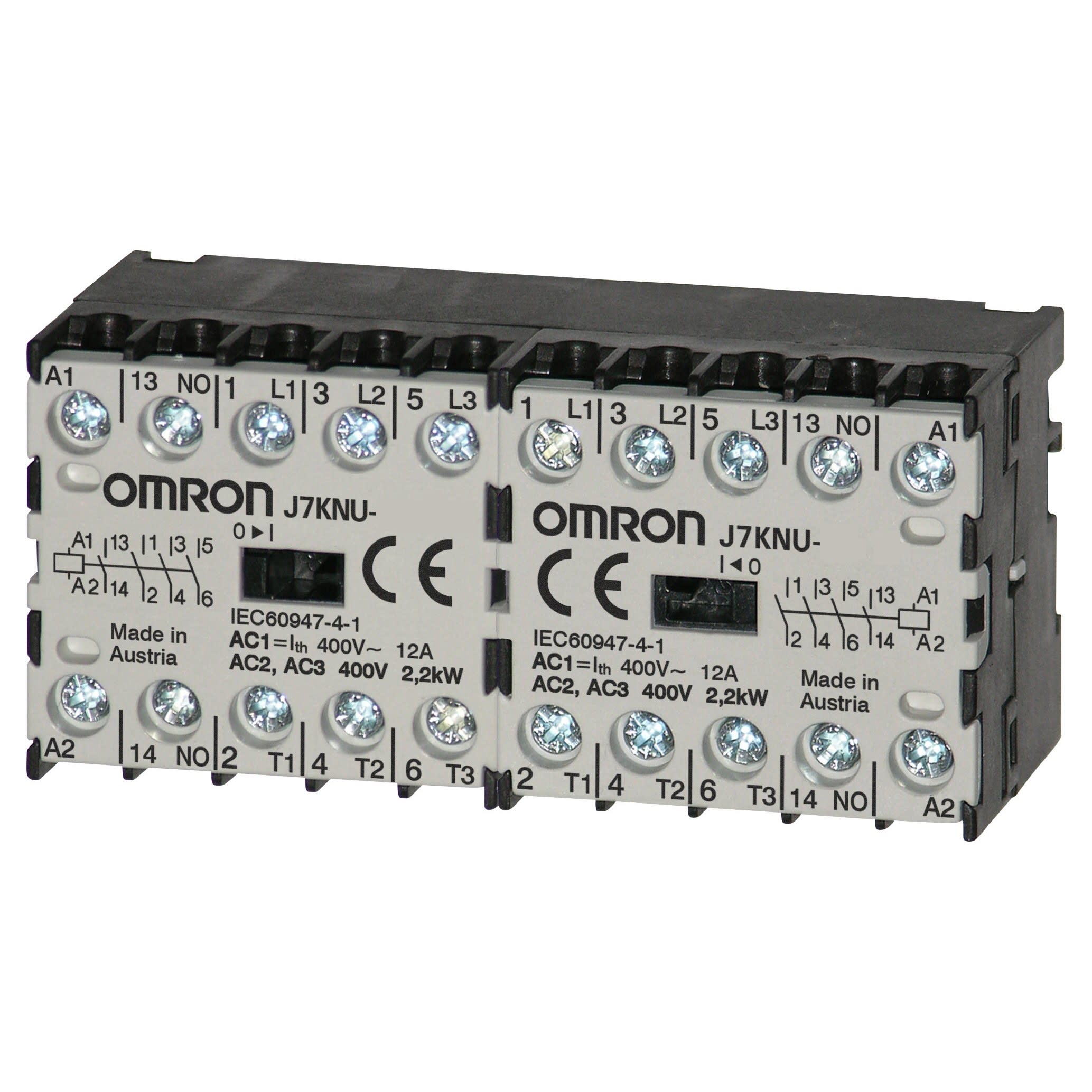 OMRON - OMRJ7KNU0501R24D teleruttore- Micro-contattore. 2.2kW. 3 po
