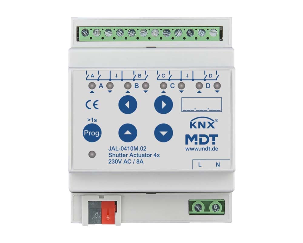 MDT ITALIA SRL - EYGJAL-0410M.02 ATT. VEN.MIS.POS. 4CAN.,10A,230V