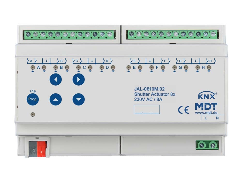 MDT ITALIA SRL - EYGJAL-0810M.02 ATT. VEN. MIS.POS.8CAN.,10A,230V