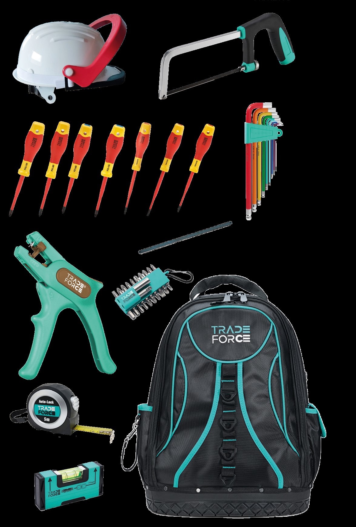 KIT PROMO - K01-TRADEFORCE-224 KIT ZAINO + UTENSILI