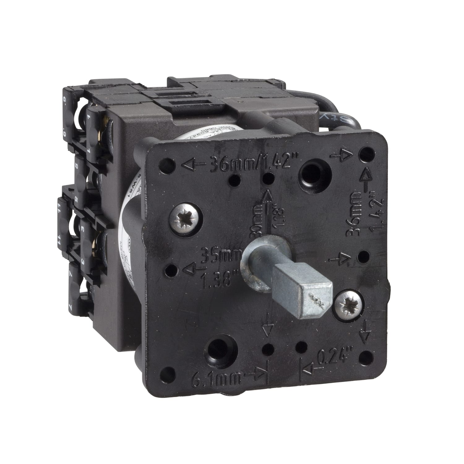 SCHNEIDER ELECTRIC - SNRK1D008BL COMMUTATORE 12A BCD 8 DECIMALI