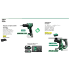 HIKOKI POWER TOOLS - HIAKC12DH KIT 12 VOLT BRUSHLESS - DV12DD + DH12DD