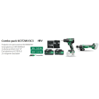 HIKOKI POWER TOOLS - HIAKCIT2MV3C3 KIT DV18DE+G1813DA+2XMVA