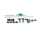 HIKOKI POWER TOOLS - HIAKCIT4MV3C7 KIT DV36DC+DH3628DC+WR18DH+G3613DVE