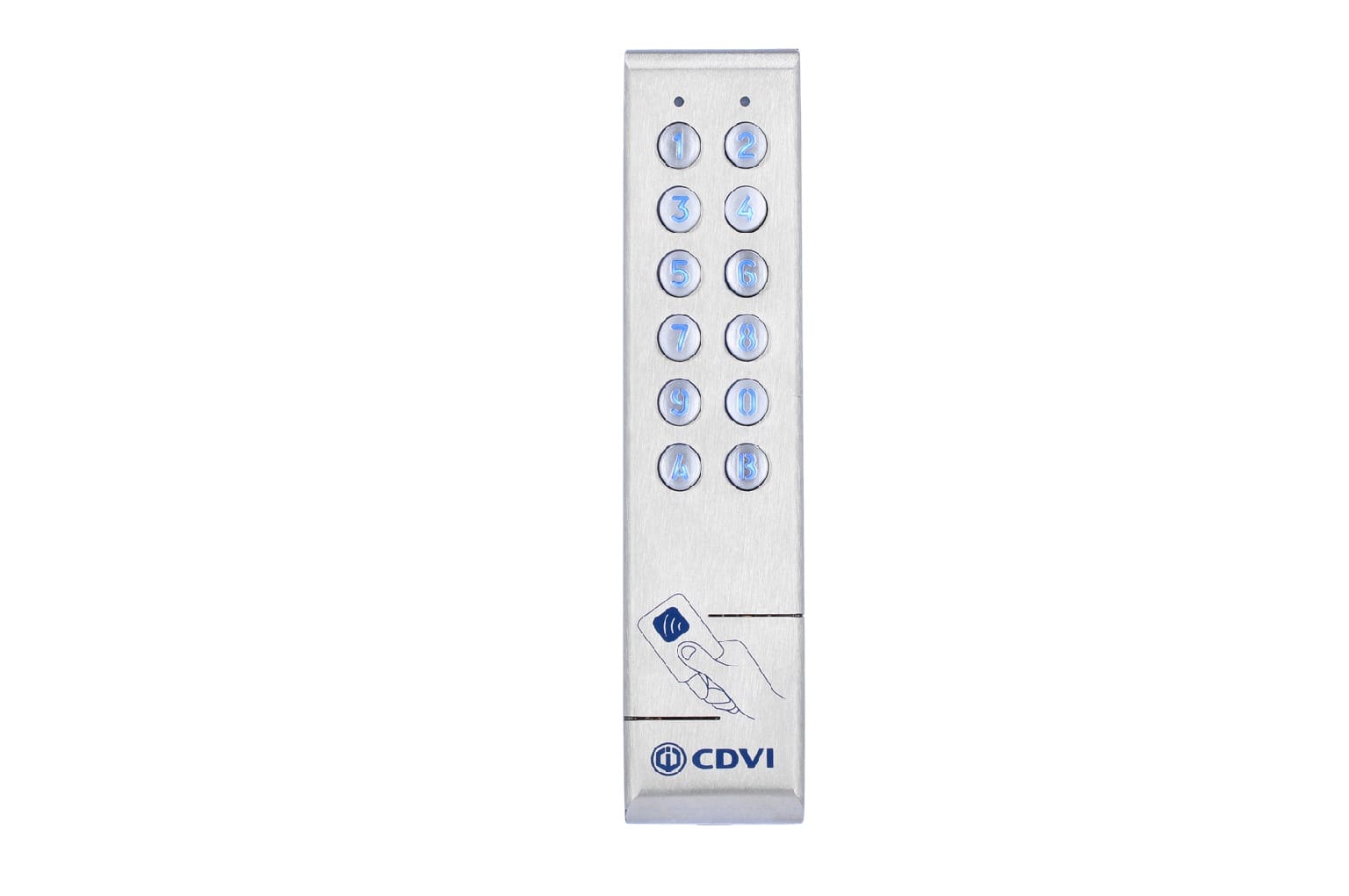 CDVI ITALIA SRL - CDVKCPROXWLC LETTORE 125KHZ + TAST.IN ACC.INOX DIGICO