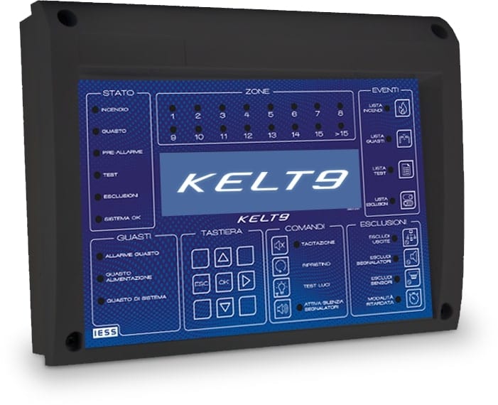 IESS SRL - EAAKELT9CONSOLE PANNELLO RIPETITORE X CENTRALI SERIE KEL