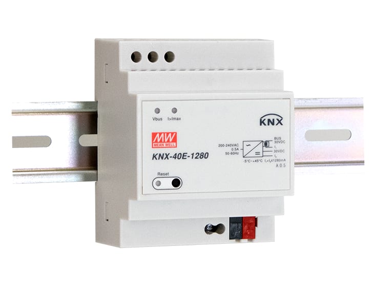DIGIMAX SRL - DIXKNX-40E-1280 ALIMENTATORE DIN RAIL KNX 1280MA 40W