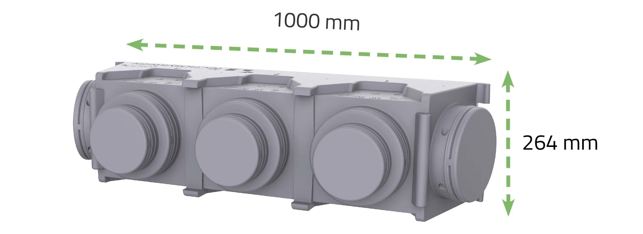 TECNOSYSTEMI SPA SOC - TNSPWD301300 KIT SVELTO 3 ZONE  200  PLENUM EOLO  BOC