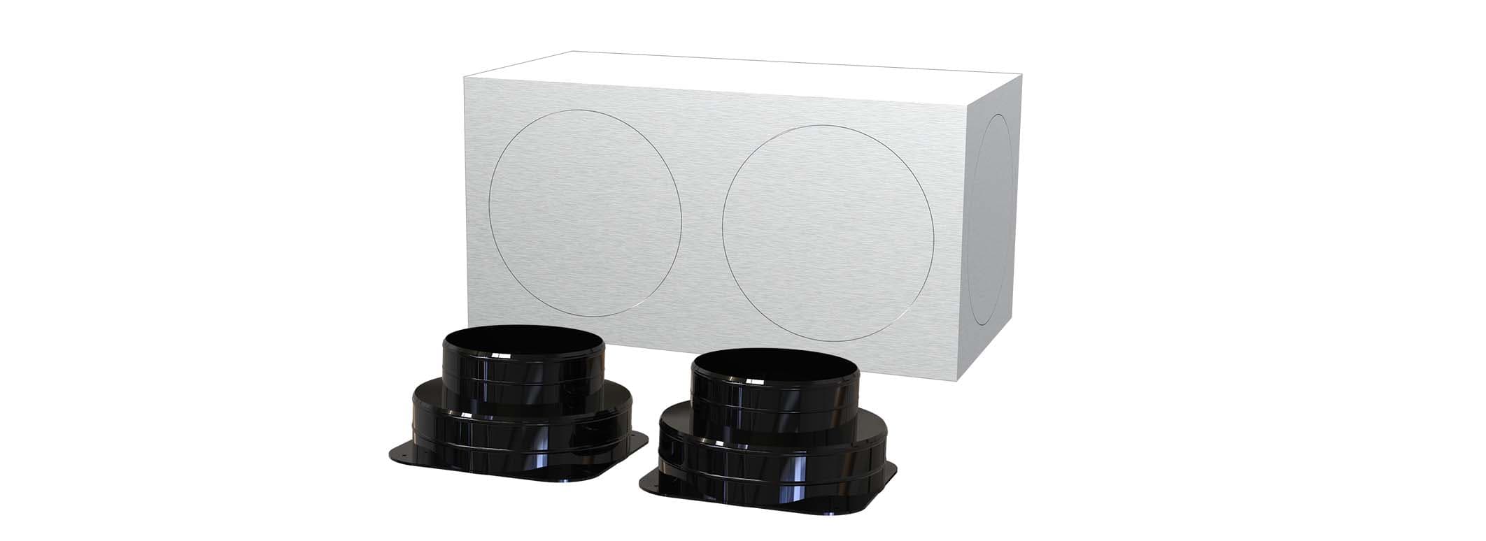 TECNOSYSTEMI SPA SOC - TNSPWD300580 KIT SVELTO 2 ZONE D200 PLENUM IN LAMIER
