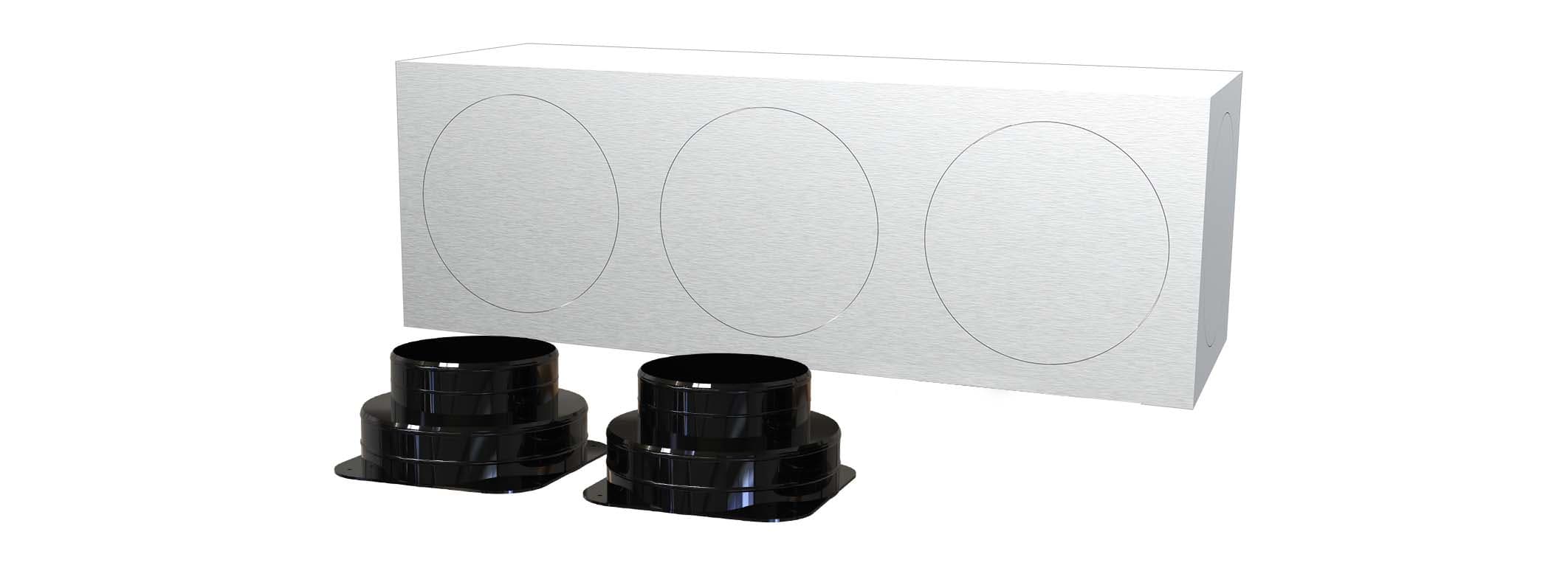 TECNOSYSTEMI SPA SOC - TNSPWD400155 PLENUM COIBENTATO IN LAMIERA PER EMMETI