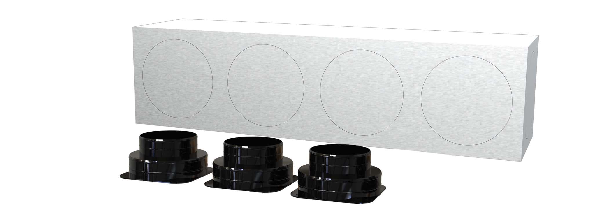 TECNOSYSTEMI SPA SOC - TNSPWD300644 KIT SVELTO 3 ZONE D200 PLENUM IN LAMIER