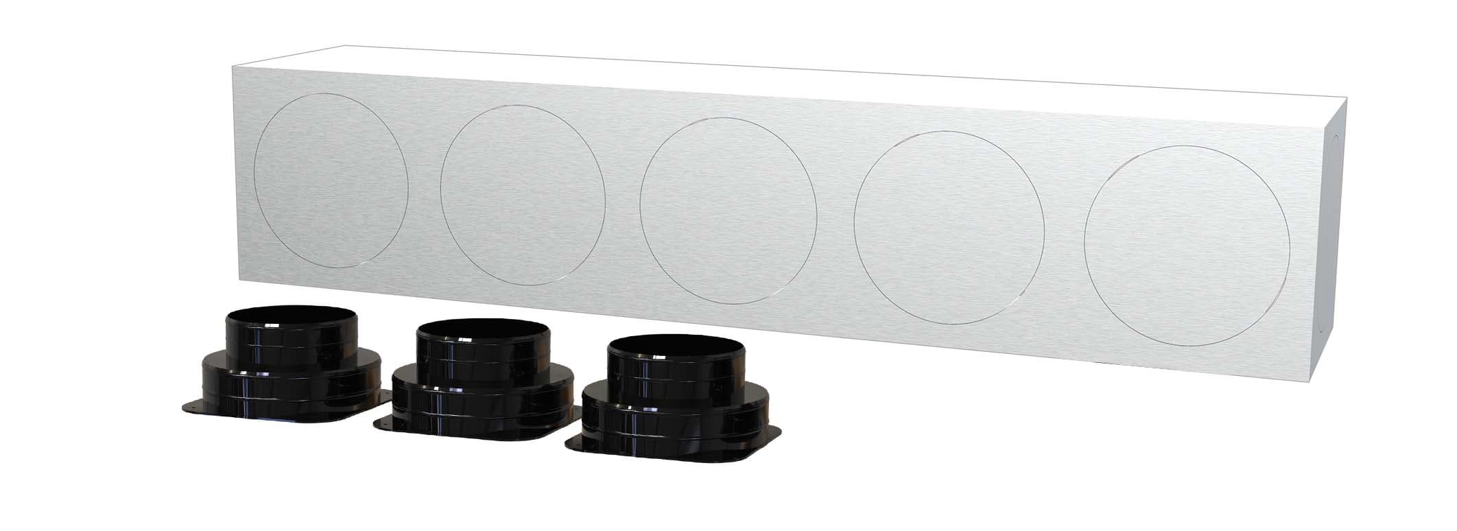 TECNOSYSTEMI SPA SOC - TNSPWD300015 KIT SVELTO 3 ZONE D150 PLENUM IN LAMIER