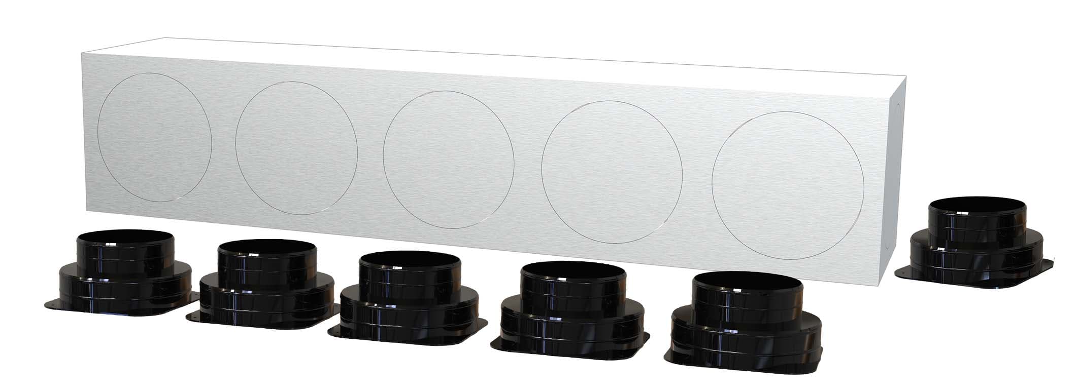 TECNOSYSTEMI SPA SOC - TNS11166976 KIT SVELTO 6 ZONE D150 PLENUM IN LAMIER