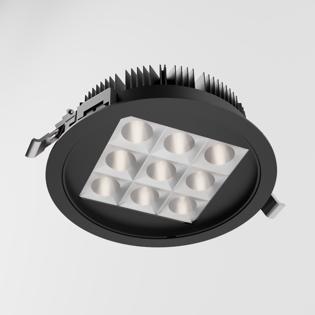 SIDE SPA - SDEKT5846LBC75 RULED T20 9 LED 34W 3397LM 3000K IP20/40