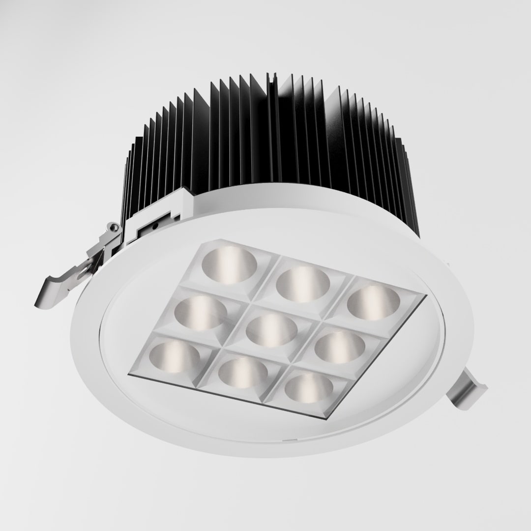 SIDE SPA - SDEKT5850LBCBAS RULED T20 9 LED PLUS DIAM.190MM 47W 2700
