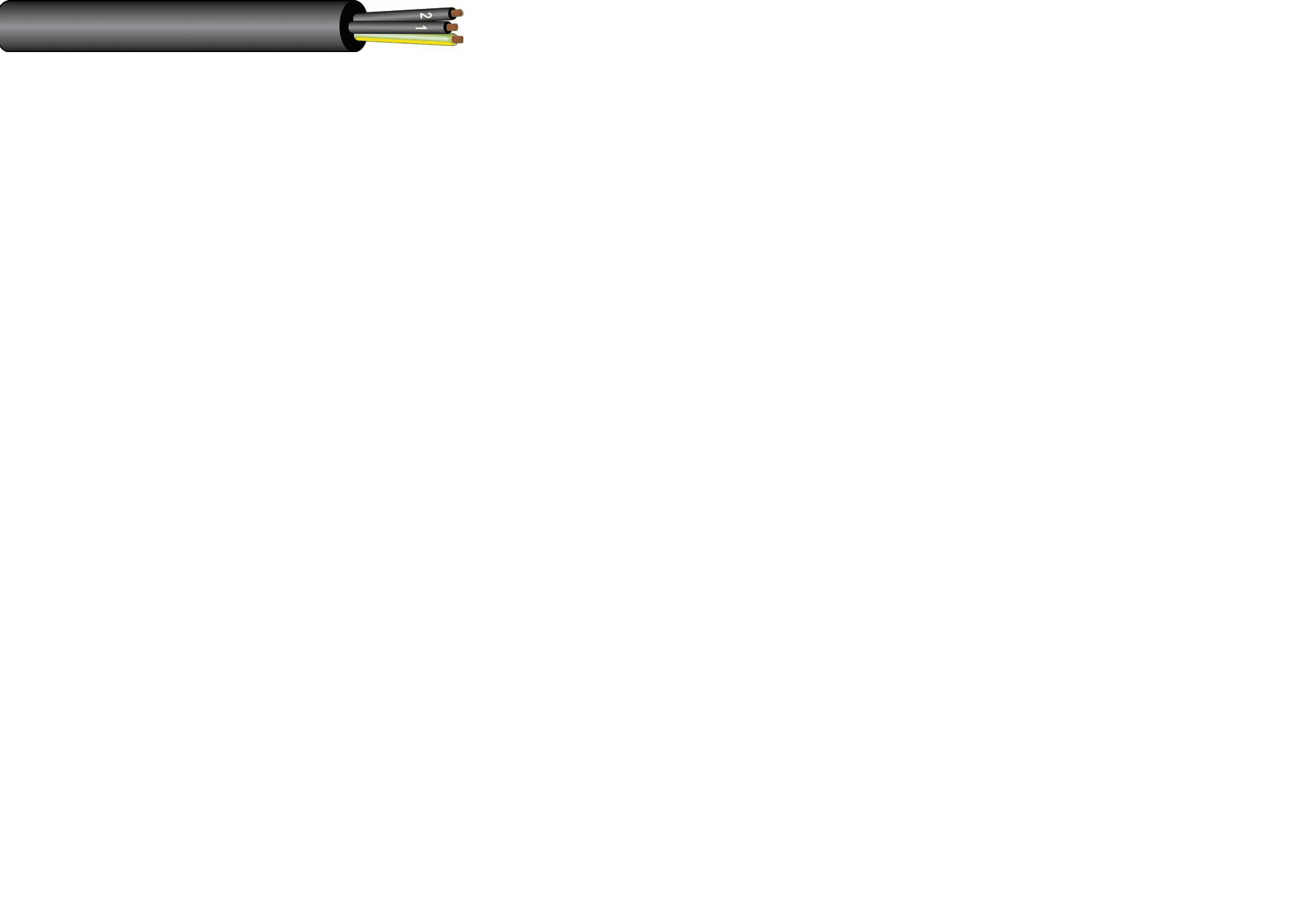 KU DISTRIBUTION SRL - KUDN2039B CAVO NAVALE SH-PC-U 3X2.5 MMQ UNEL S2 NE