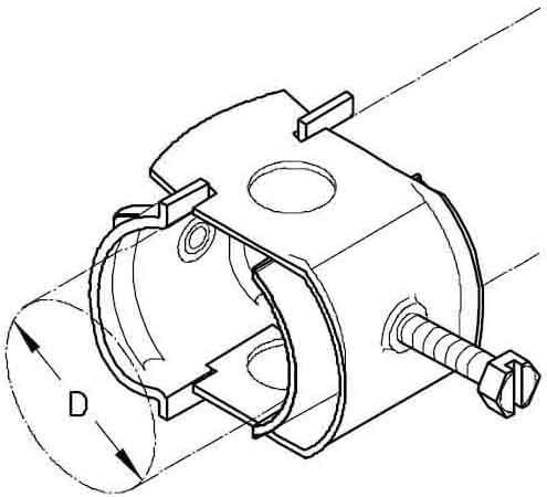 DIETZEL - DIE035550 Kabelschelle, fA1/4r A 28-32 mm, zur Wa
