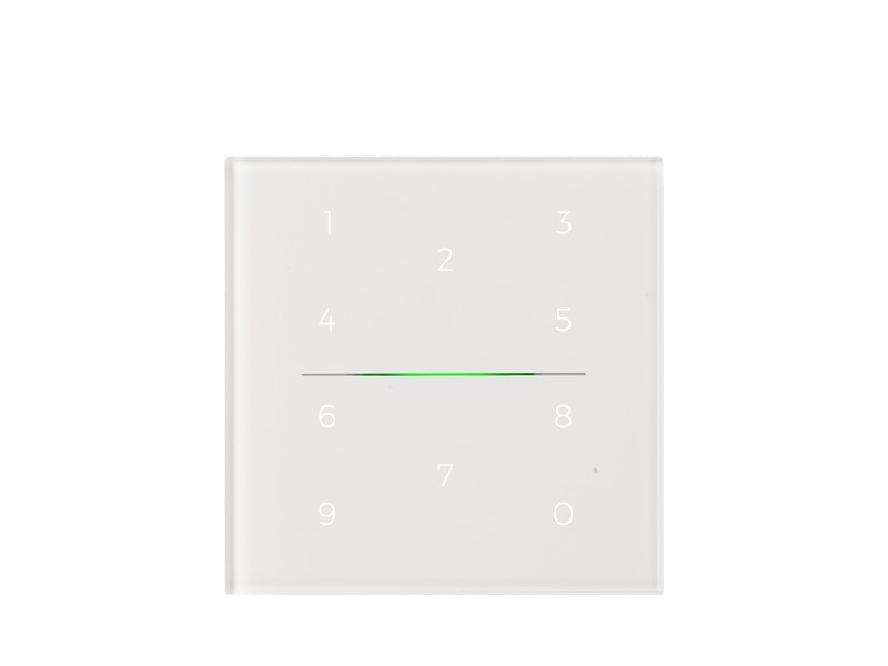 EELECTRON SPA - EEX9025GKP10L1 PLACCA VETRO TASTIERA NUMERICA BIANCO 2M