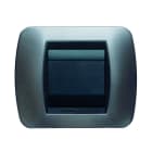 BTICINO - BTIL4802ACS LIVING INT - PLACCA 2P ACCIAIO SPAZZOLAT