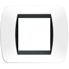 BTICINO - BTIL4802PB LIVING INT - PLACCA 2P PLASTICA BIANCO S