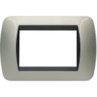 BTICINO - BTIL4803TC LIVING INT - PLACCA 3 POSTI TITANIO CHIA