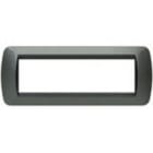 BTICINO - BTIL4807AC LIVING INT - PLACCA 7 POSTI ACCIAIO SCUR