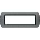 BTICINO - BTIL4807GF LIVING INT - PLACCA 7 POSTI GRAFITE