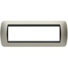 BTICINO - BTIL4807TC LIVING INT - PLACCA 7 POSTI TITANIO CHIA