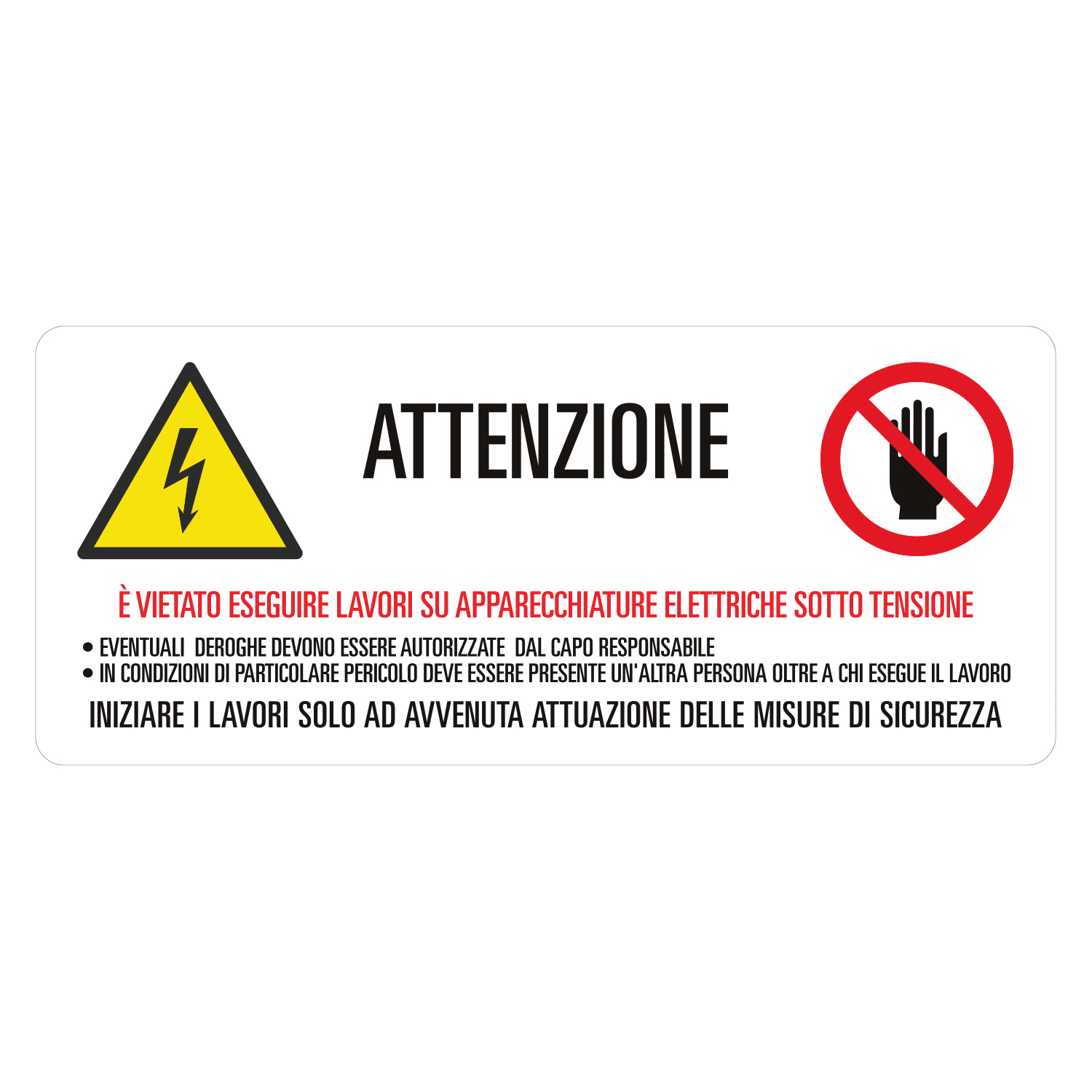 GRAFOPLAST SRL - GRALAX10060F1 PREVENZIONE INFORTUNI PC ADES 140X60 6P