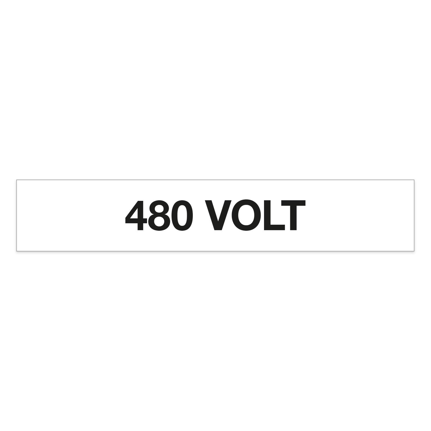 GRAFOPLAST SRL - GRALA12561F1 480 VOLT VINILE ADESIVO 68X12MM 44PZ/FG