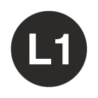 GRAFOPLAST SRL - GRALA20014F1 TONDA L1 W/B VINYL AD D=13 208PZ/FG