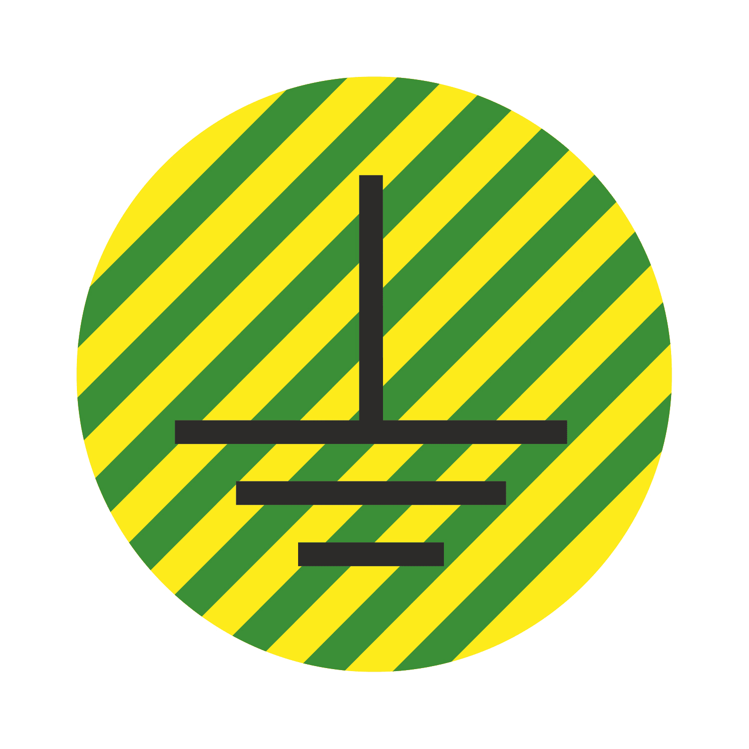 GRAFOPLAST SRL - GRALA20027F1 TONDA TERRA Y/G VINYL AD D=13 208PZ/FG