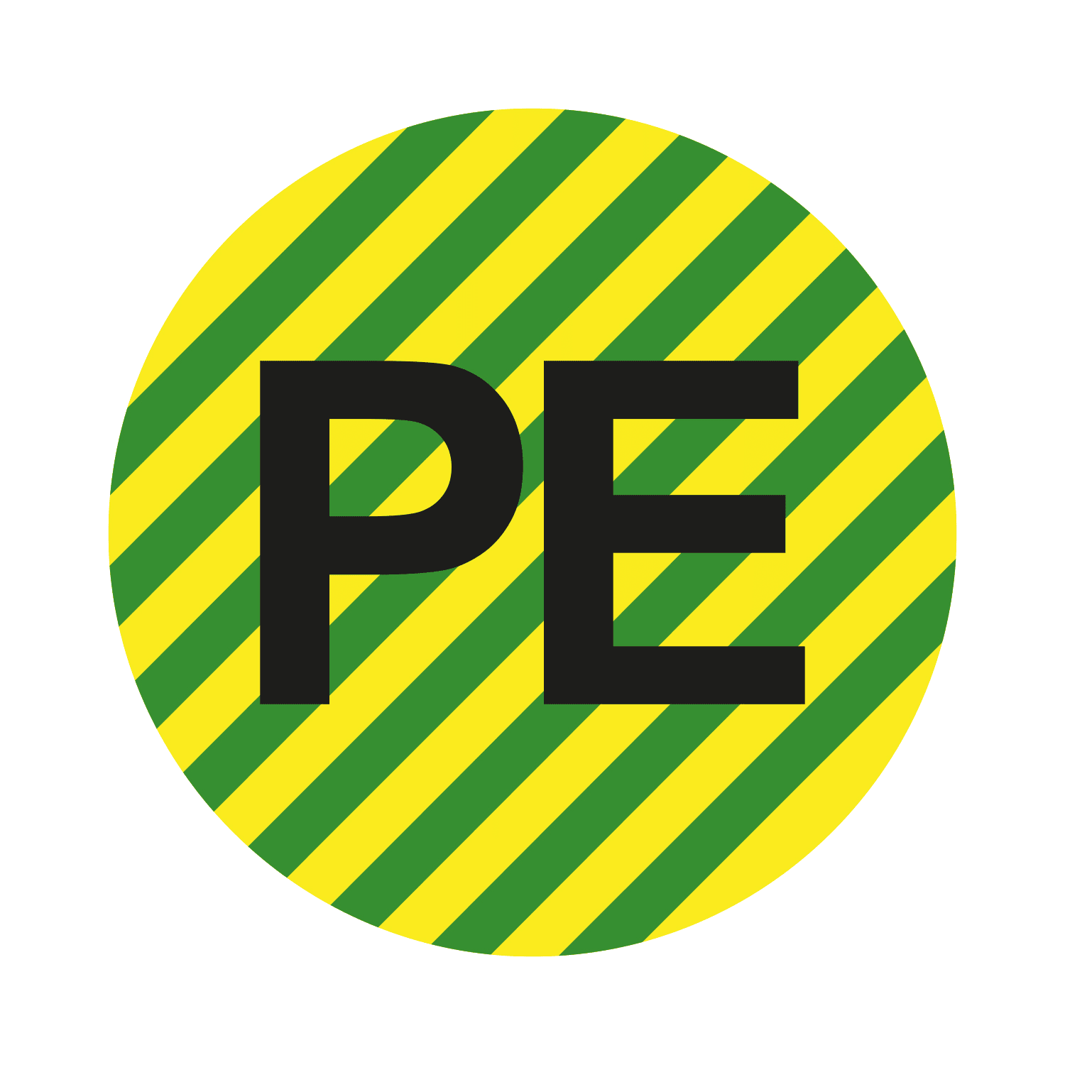 GRAFOPLAST SRL - GRALA20029F1 TONDA PE Y/G VINYL AD D=20 98PZ/FG