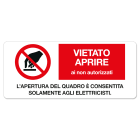 GRAFOPLAST SRL - GRALA47013F1 VIETATO APRIRE VINYL AD140X60 6PZFG