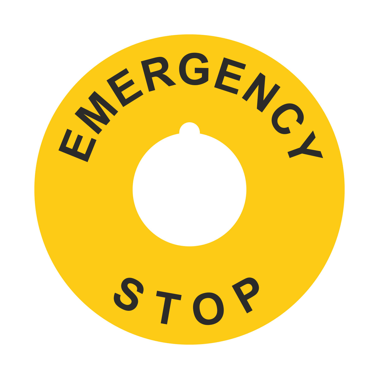 GRAFOPLAST SRL - GRALAX50010F1U TONDA EMERGENCY STOP IN PC D60MM-12PZ/