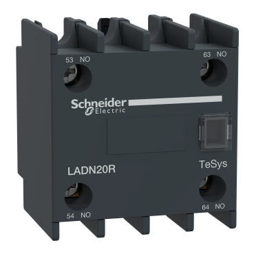 SCHNEIDER ELECTRIC - SNRLADN20R CONT.AUX 2NO FRONT AMB.GRAVOSI