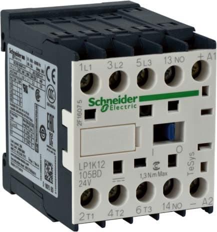 SCHNEIDER ELECTRIC - SNRLP1K090085MD Contattore TeSys LP1-K - 4 poli (2NO + 2NC) - AC1 440V 20 A - 220 V CC