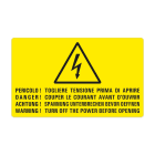 GRAFOPLAST SRL - GRALAX13080F1 PERICOLO TOGLIERE...PC AD 100X60 7PFG