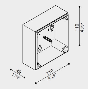 LOMBARDO - LOMLB1300001 Box derivazione Kobo Nero