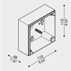 LOMBARDO - LOMLB1300001 BOX DERIVAZIONE KOBO NERO