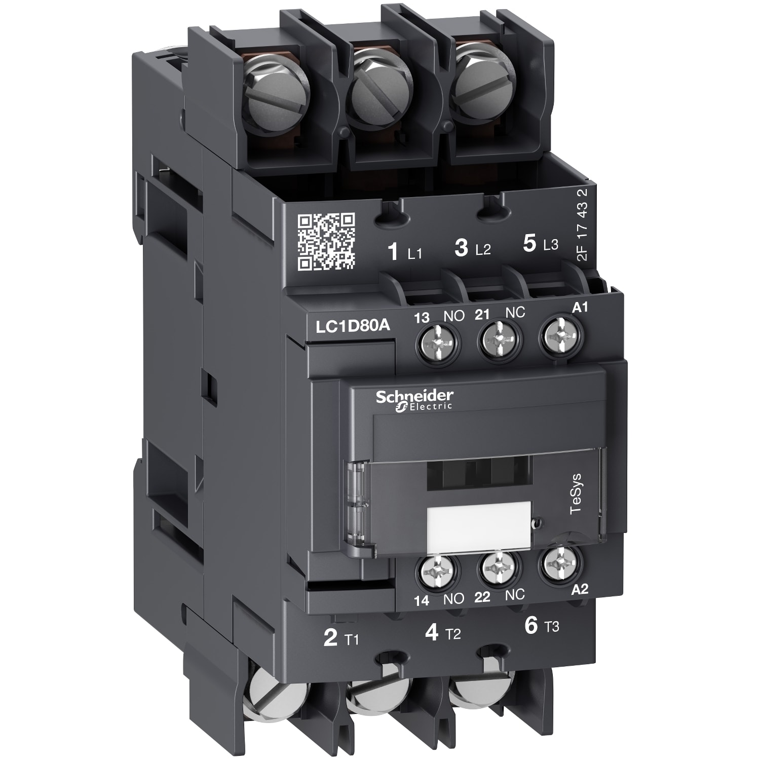 SCHNEIDER ELECTRIC - SNRLC1D80A6P7 CONTATTORE 80A 230VACCAP OC