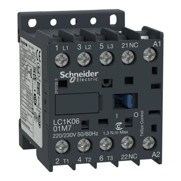 SCHNEIDER ELECTRIC - SNRLC1K0901G7 CONT K 3P NC VITE 120V50-60HZ