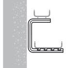 CABLOFIL - CAB556303 CAB - CSNC100 GC MENSOLA H=210MM L=178,5