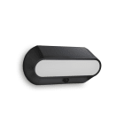 CENTURY ITALIA SRL - CUYAUONE-052540 APPLIQUE LED SOLAR AURA OVALE NERA