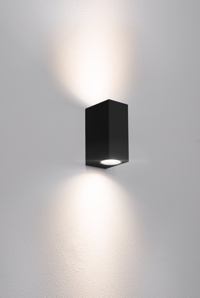 CENTURY ITALIA SRL - CUYAXO-2GU10SN APPLIQUE LED AXO QUADRATA BIDIREZ. NERA