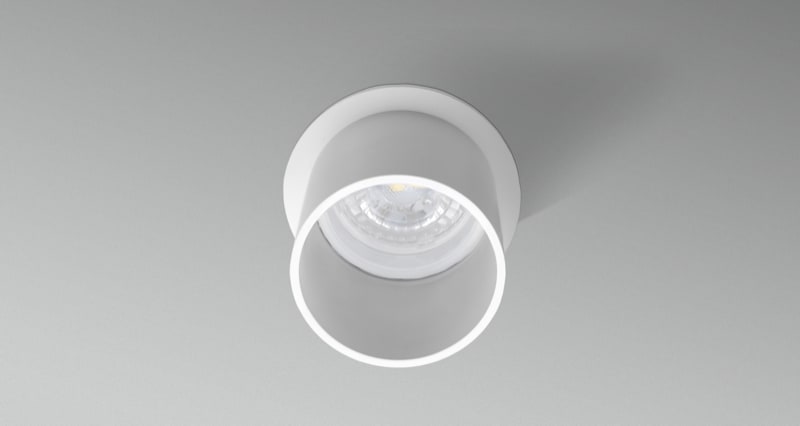 CENTURY ITALIA SRL - CUYENIB-GU10 FARETTO SOFFITTO ENFASI INCASSO BIANCO