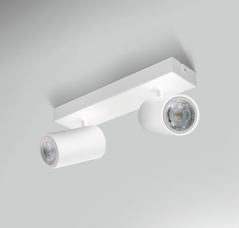 CENTURY ITALIA SRL - CUYENSB-2GU10 FARETTO SOFFITTO ENFASI SQUARE BIANCO