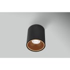 CENTURY ITALIA SRL - CUYESRNG96-GU10 PLAFONIERA LED ESSENZA ROUND NERA/GOLD